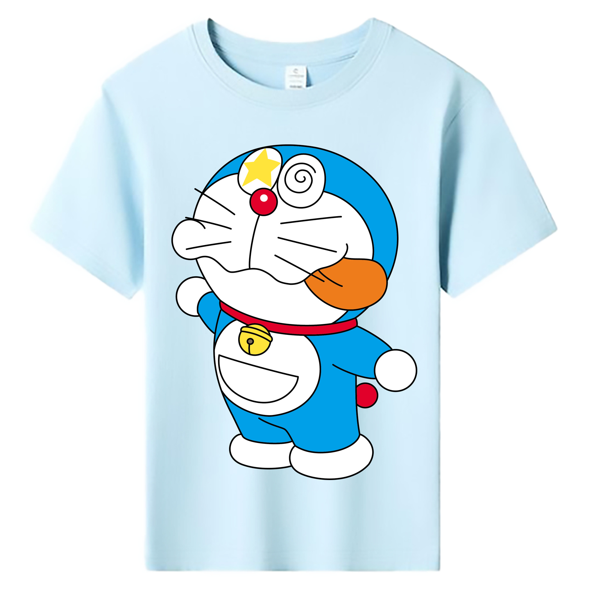 （画像用） ドラえもん Doraemon 綿100％キッズTシャツ（フロントプリント）